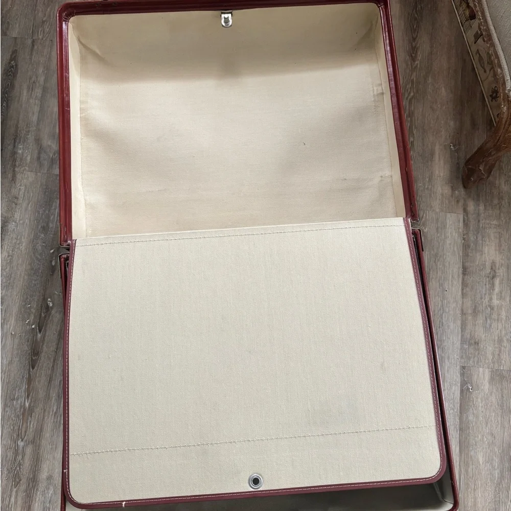 Classic Tan Leather Briefcase